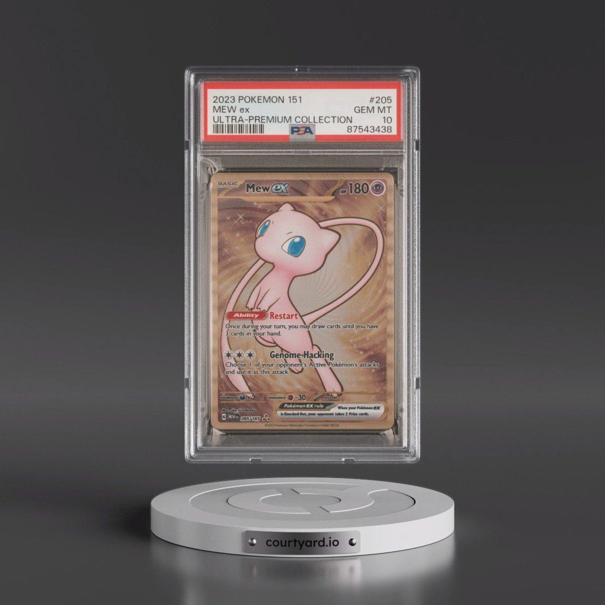 2023 Pokémon 151 Ultra-Premium Collection #205 Mew EX - Holo (PSA 10 GEM MINT)