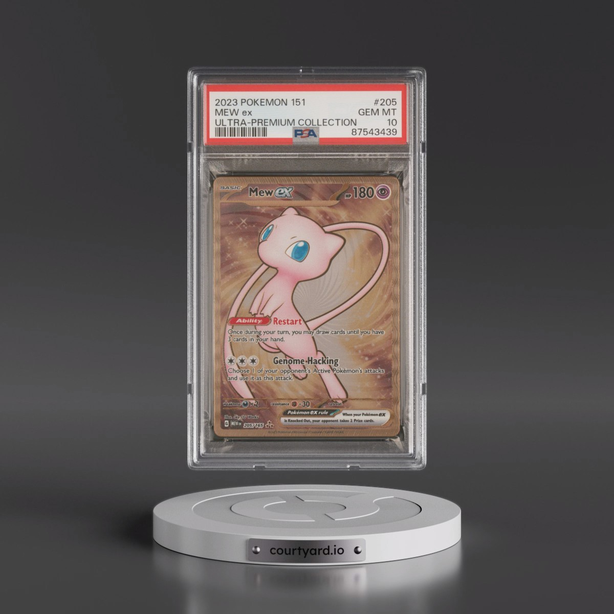2023 Pokémon 151 Ultra-Premium Collection #205 Mew EX - Holo (PSA 10 GEM MINT)