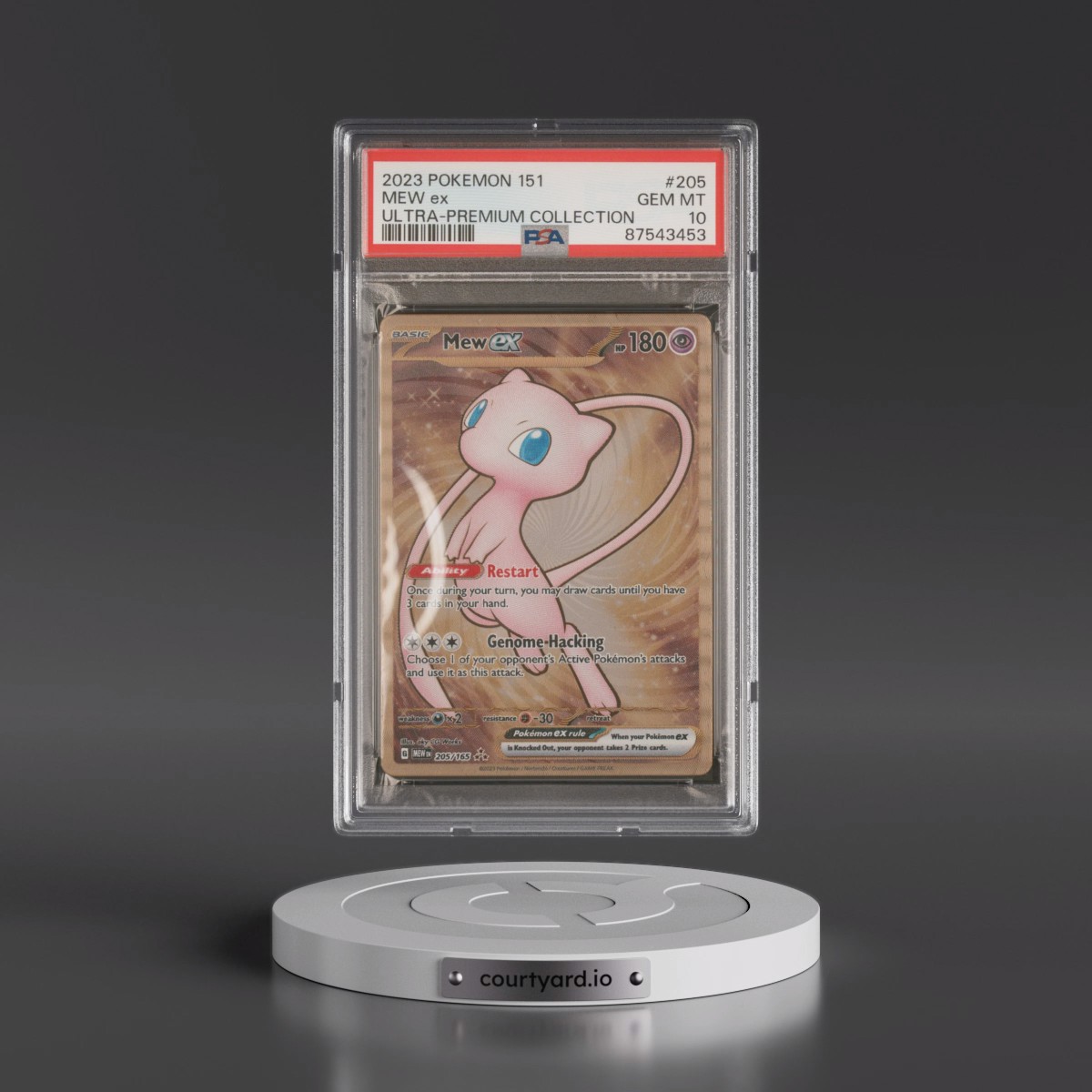 2023 Pokémon 151 Ultra-Premium Collection #205 Mew EX - Holo (PSA 10 GEM MINT)