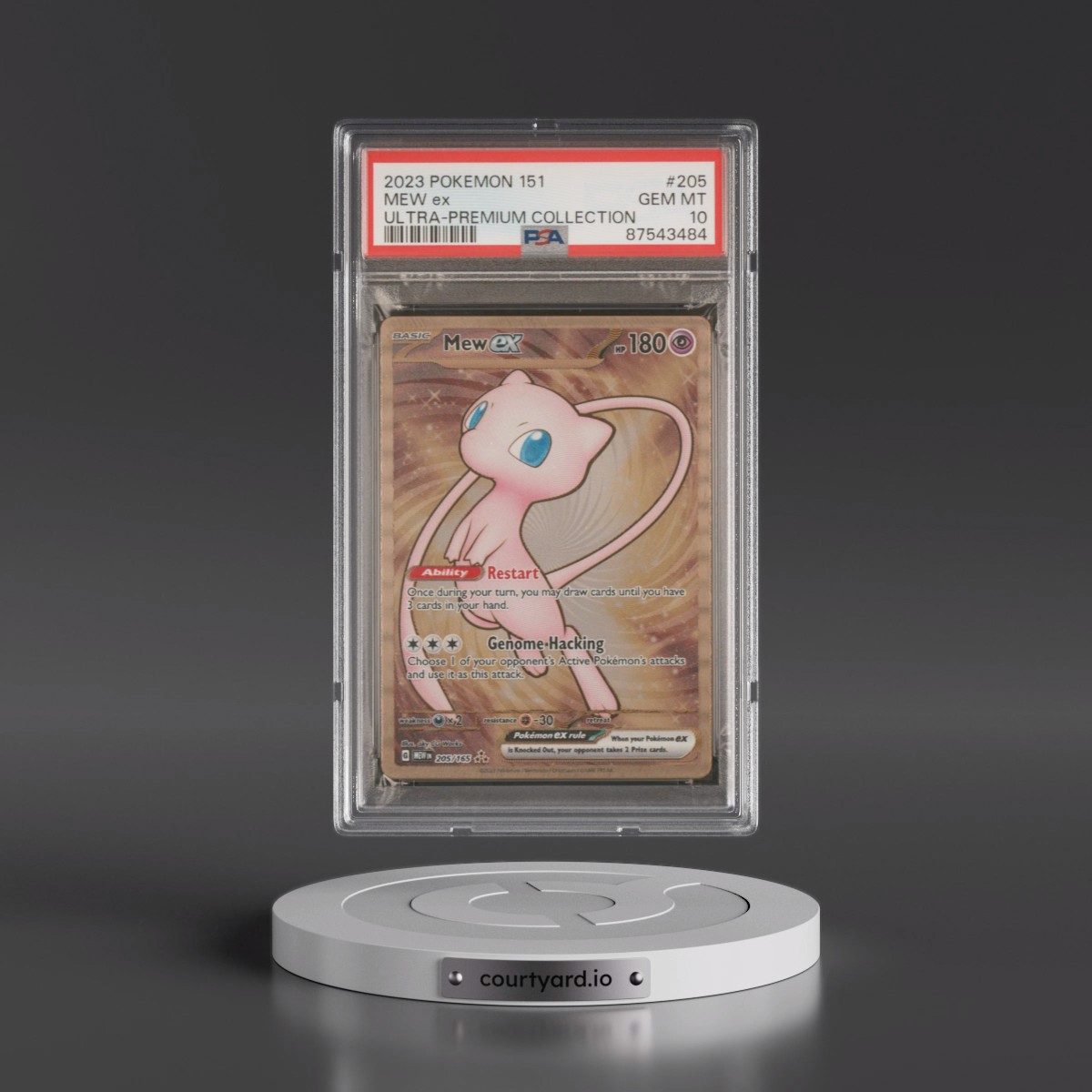 2023 Pokémon 151 Ultra-Premium Collection #205 Mew EX - Holo (PSA 10 GEM MINT)