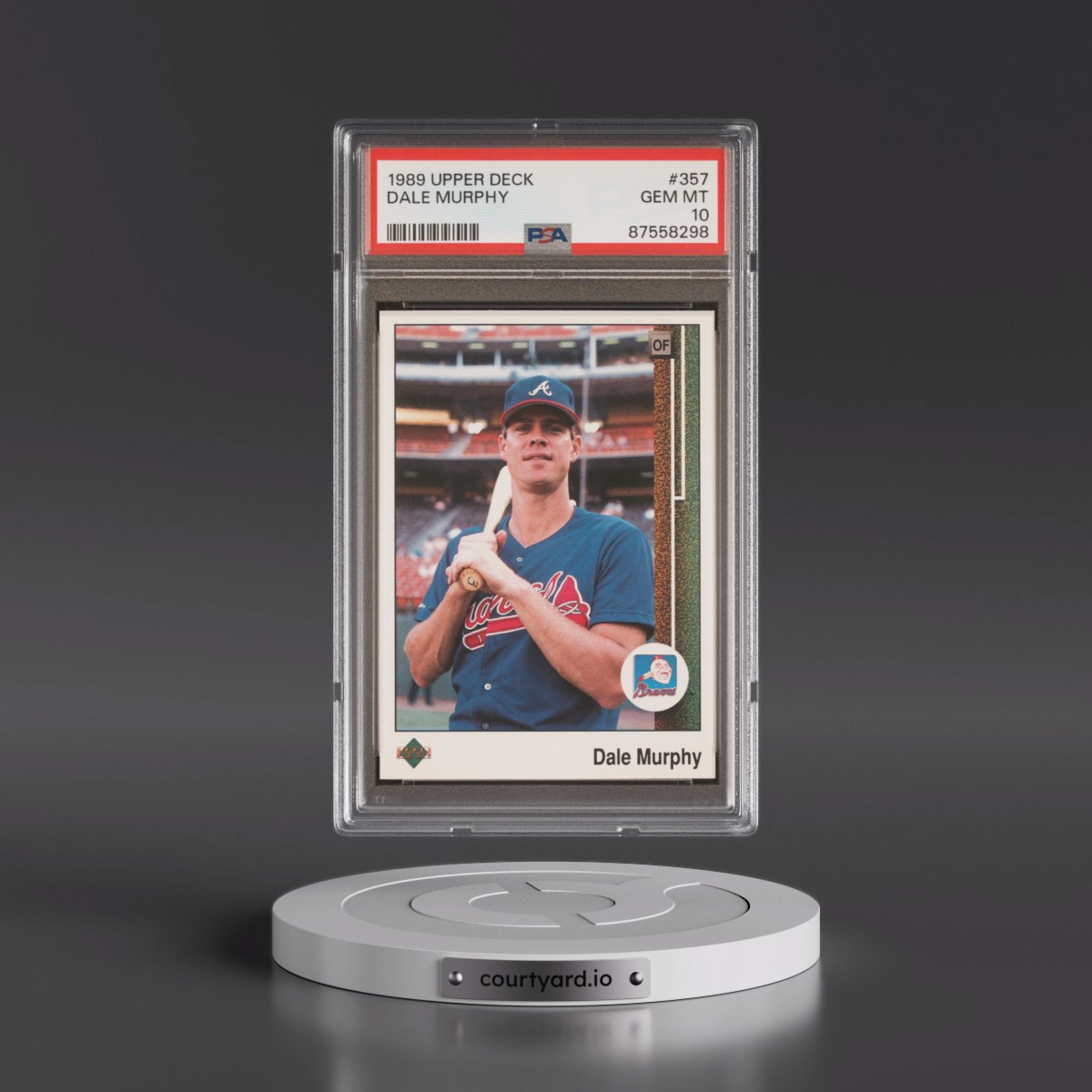 1989 Upper Deck Dale Murphy #357 PSA 10
