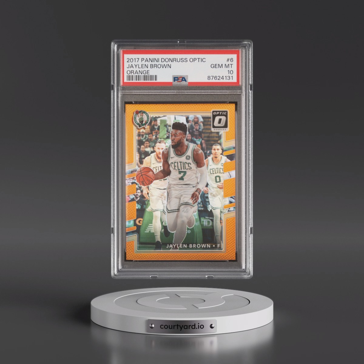 2017 Panini Donruss Optic Jaylen Brown - Orange #6 PSA 10