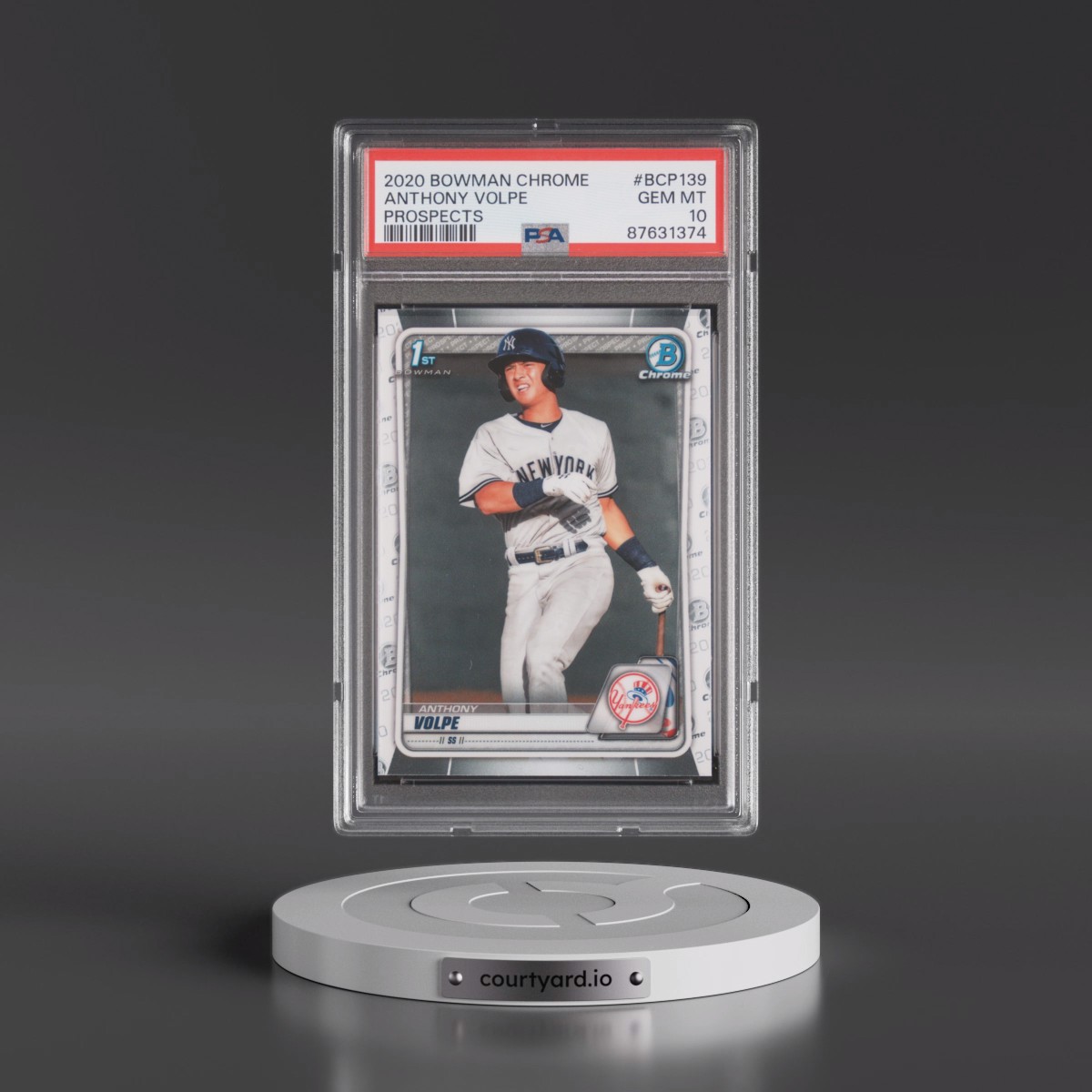 2020 Bowman Chrome Prospects #BCP139 Anthony Volpe (PSA 10 GEM MINT)