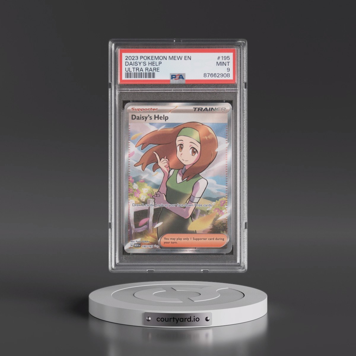 2023 Pokémon Mew EN-151 #195 Daisy's Help - Ultra Rare (PSA 9 MINT)