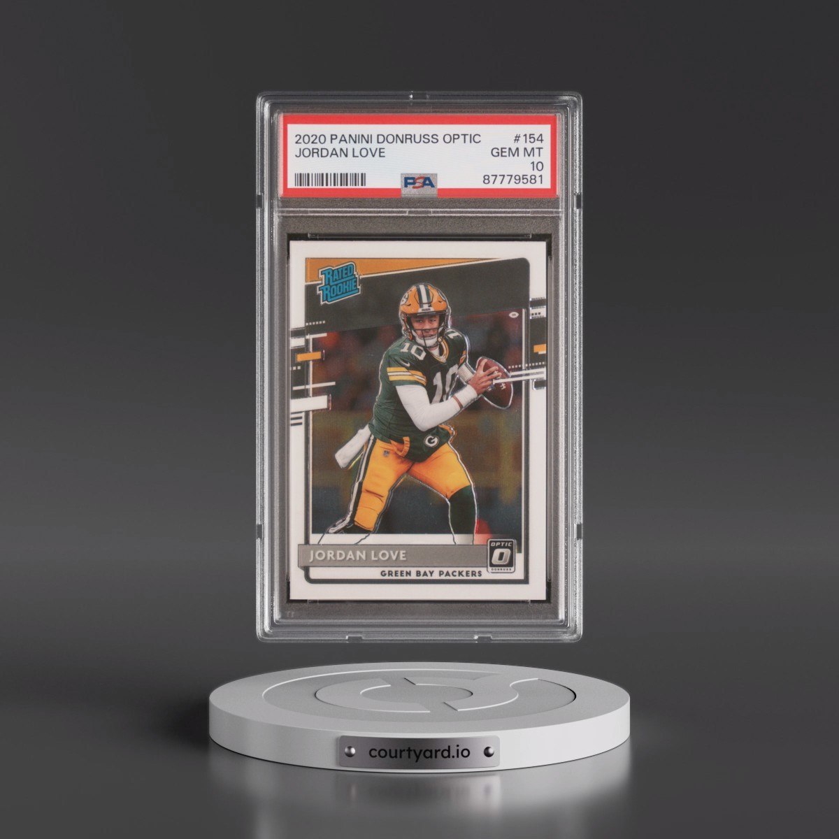 2020 Panini Donruss Optic #154 Jordan Love (PSA 10 GEM MINT)