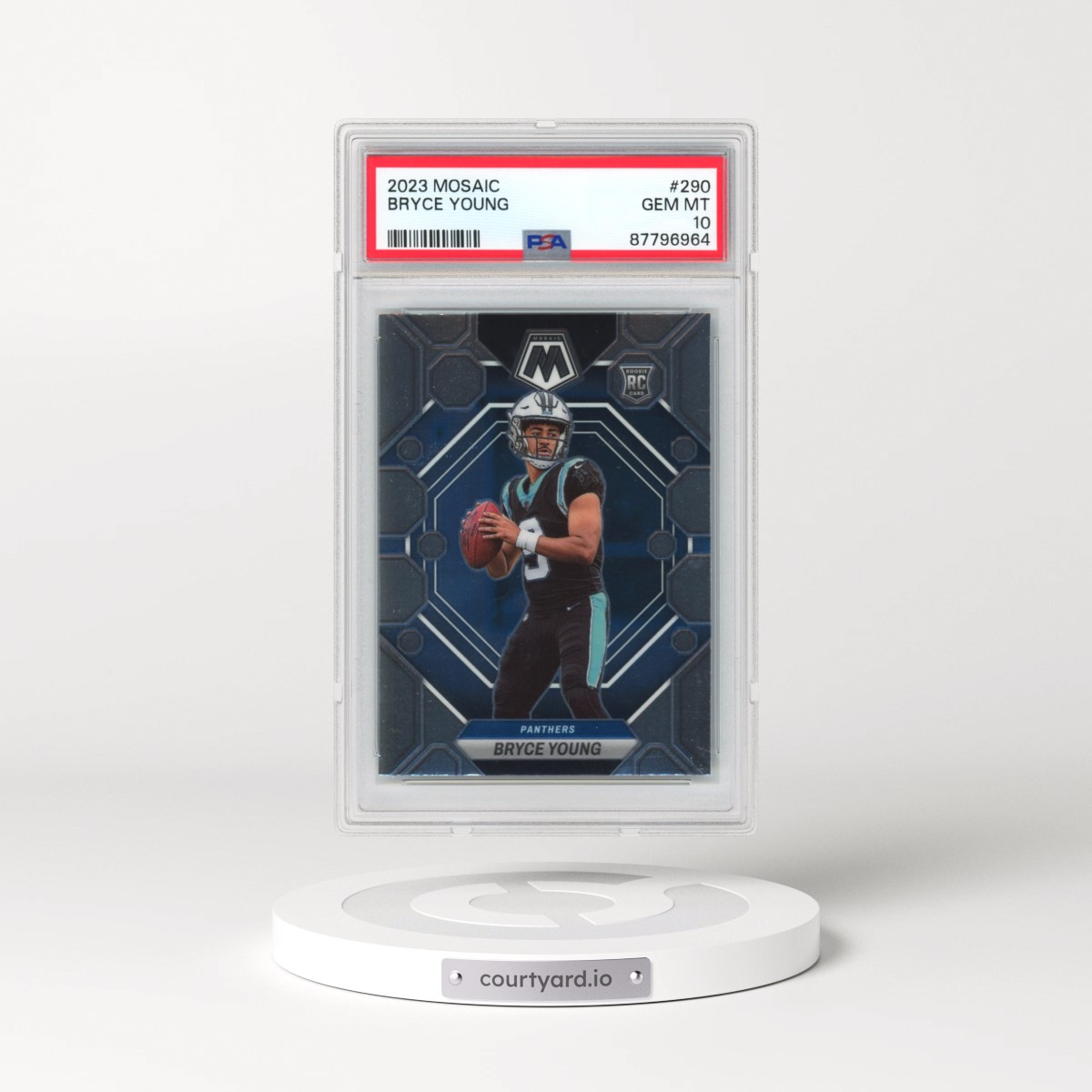 2023 Panini Mosaic #290 Bryce Young (PSA 10 GEM MINT)