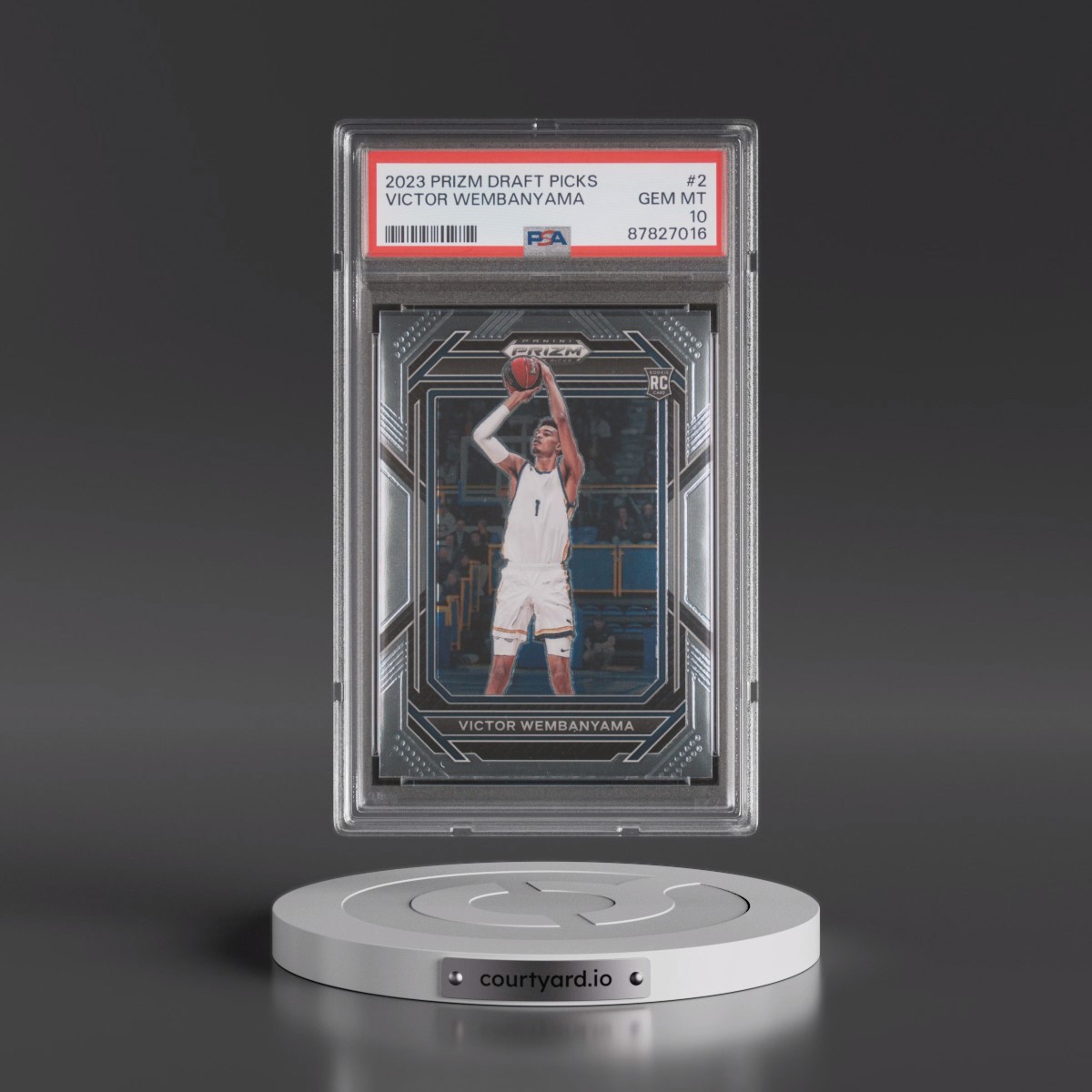 2023 Panini Prizm Draft Picks #2 Victor Wembanyama (PSA 10 GEM MINT)