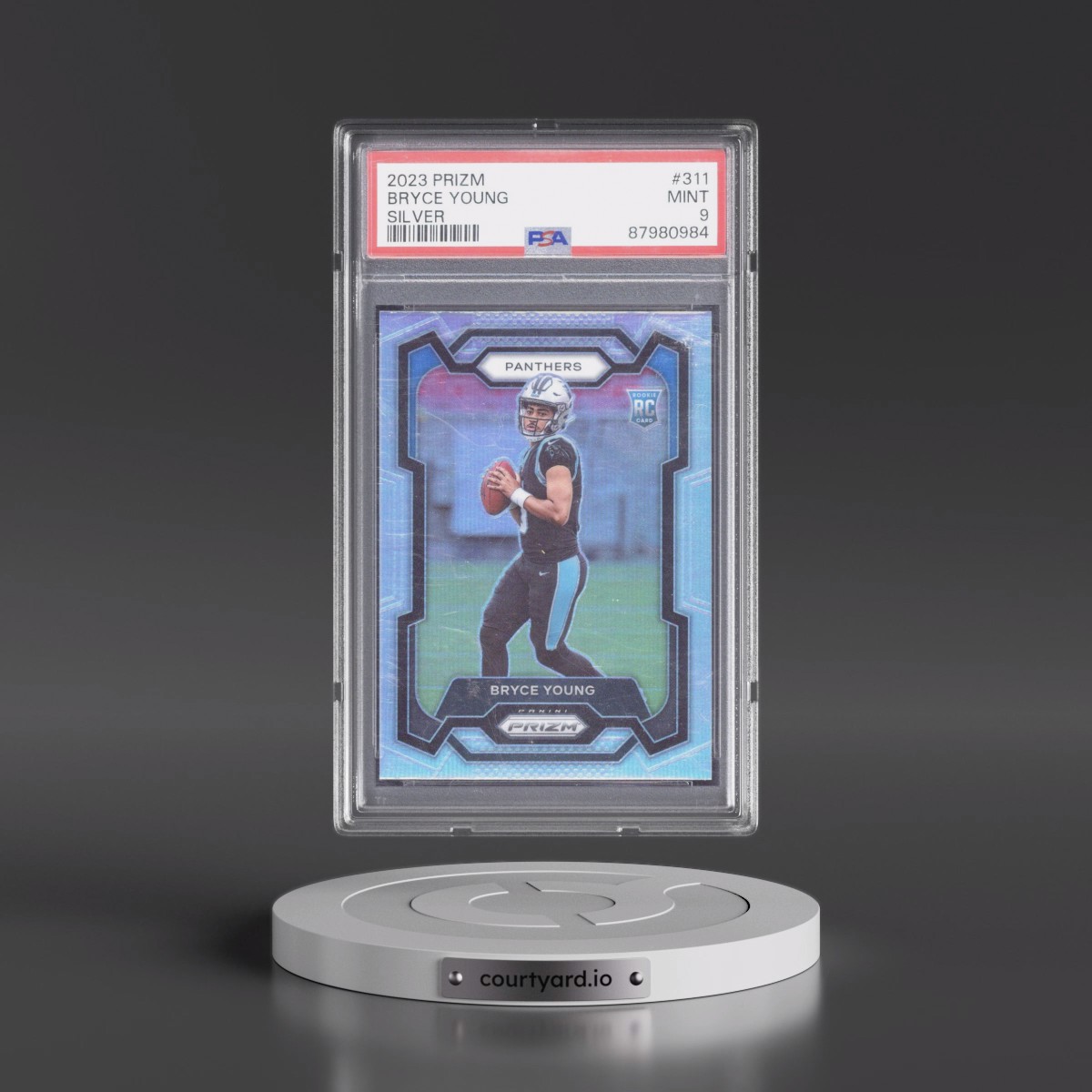 2023 Panini Prizm #311 Bryce Young - Silver Prizm (PSA 9 MINT)