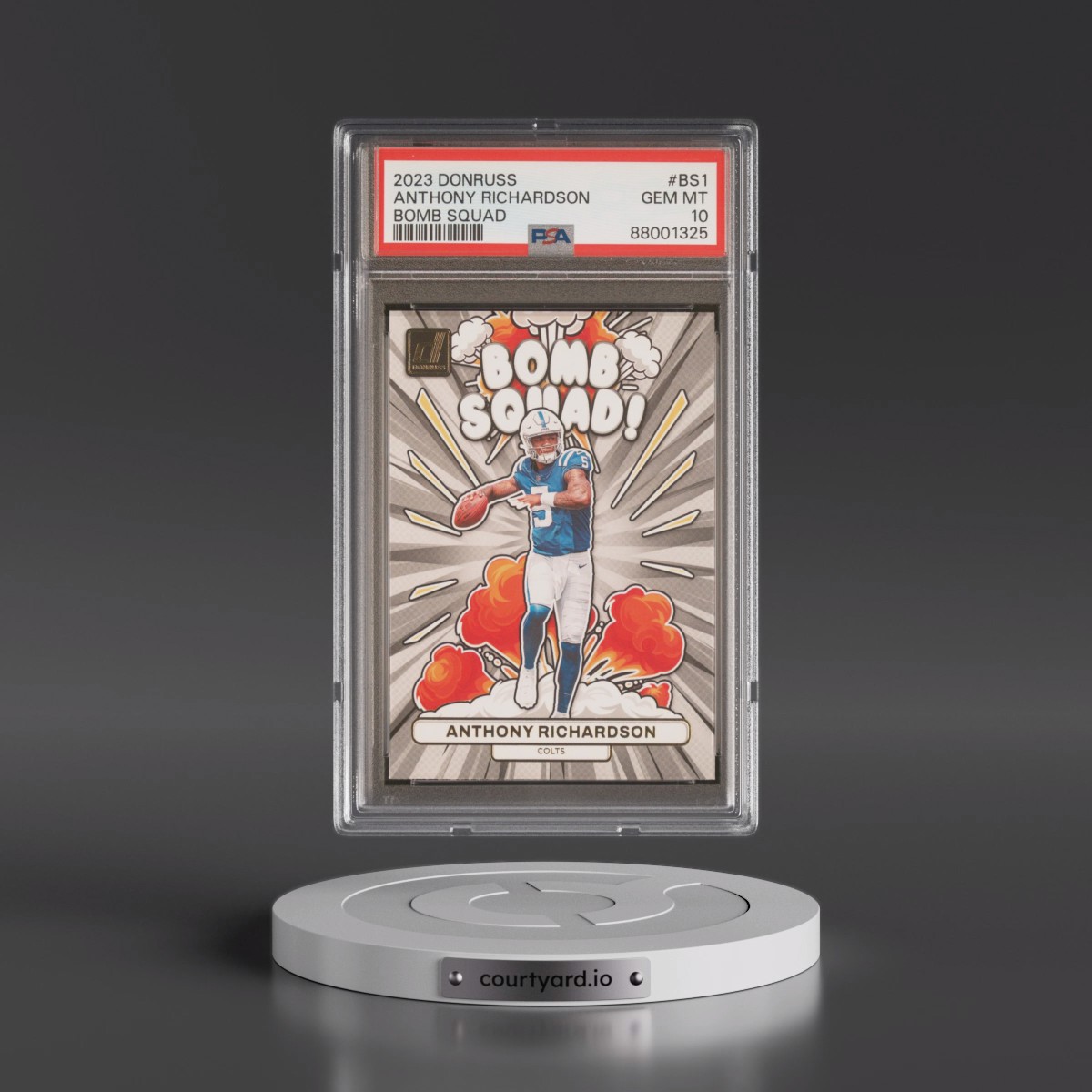 2023 Panini Donruss Bomb Squad #BS1 Anthony Richardson (PSA 10 GEM MINT)