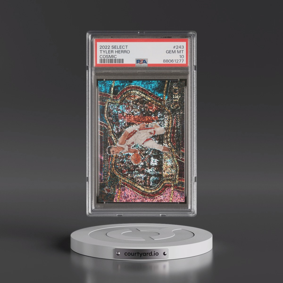 2022 Panini Select Tyler Herro - Cosmic #243 PSA 10