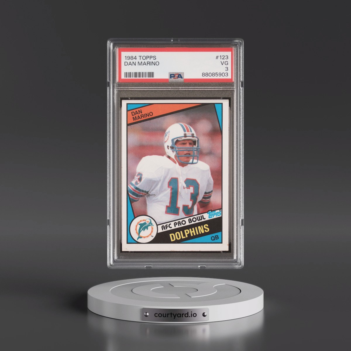 1984 Topps #123 Dan Marino (PSA 3 VG)