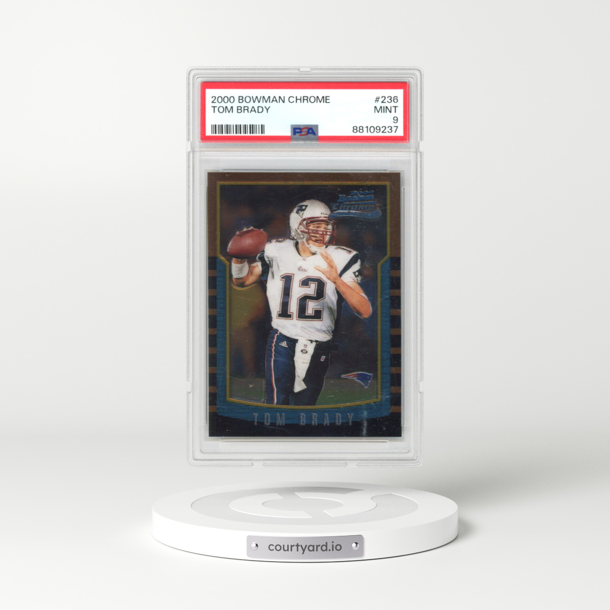 2000 Bowman Chrome #236 Tom Brady (PSA 9 MINT)