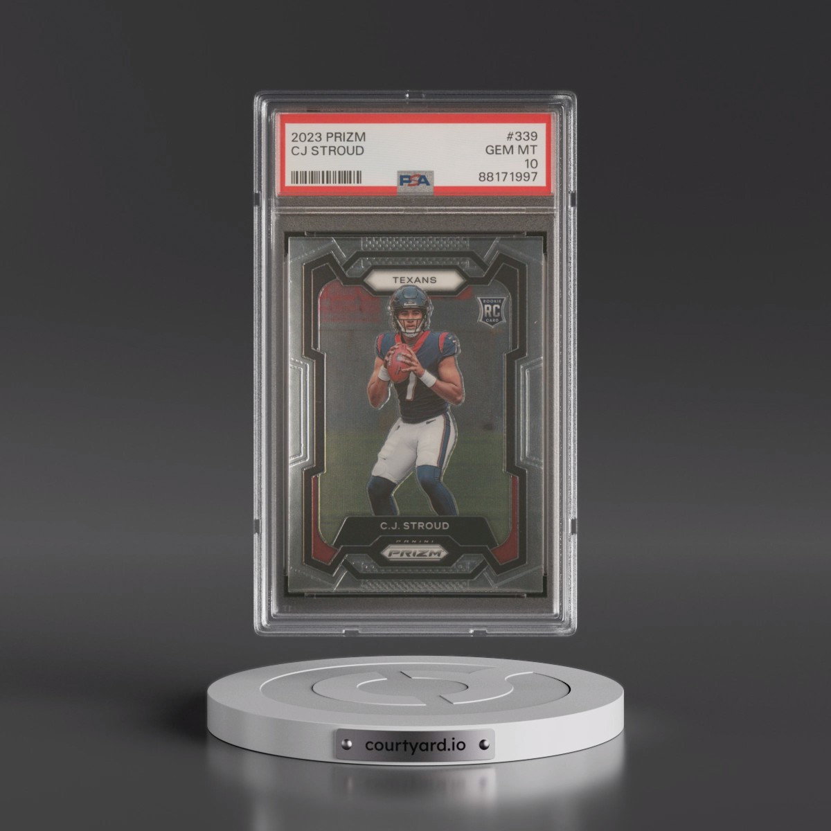 2023 Panini Prizm #339 CJ Stroud (PSA 10 GEM MINT)