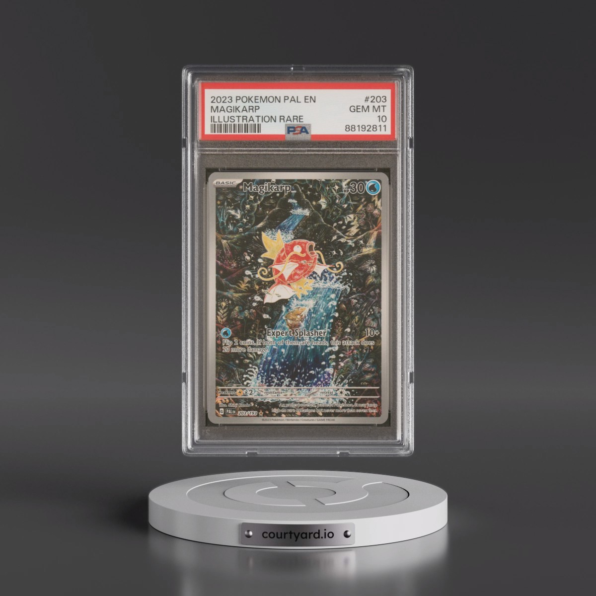 2023 Pokémon Pal EN-Paldea Evolved #203 Magikarp - Illustration Rare (PSA 10 GEM MINT)