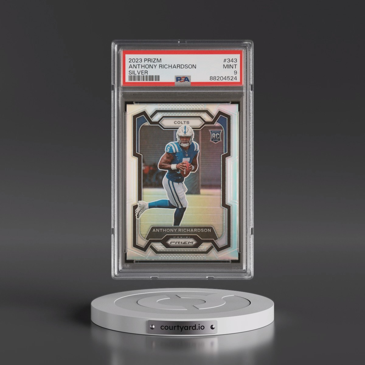 2023 Panini Prizm #343 Anthony Richardson - Silver Prizm (PSA 9 MINT)