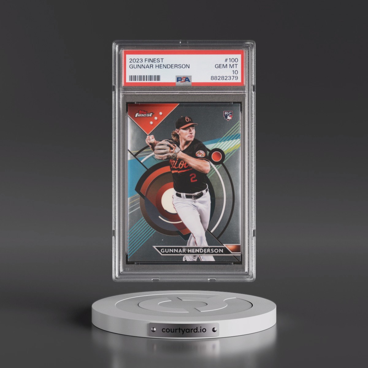 2023 Topps Finest #100 Gunnar Henderson (PSA 10 GEM MINT)