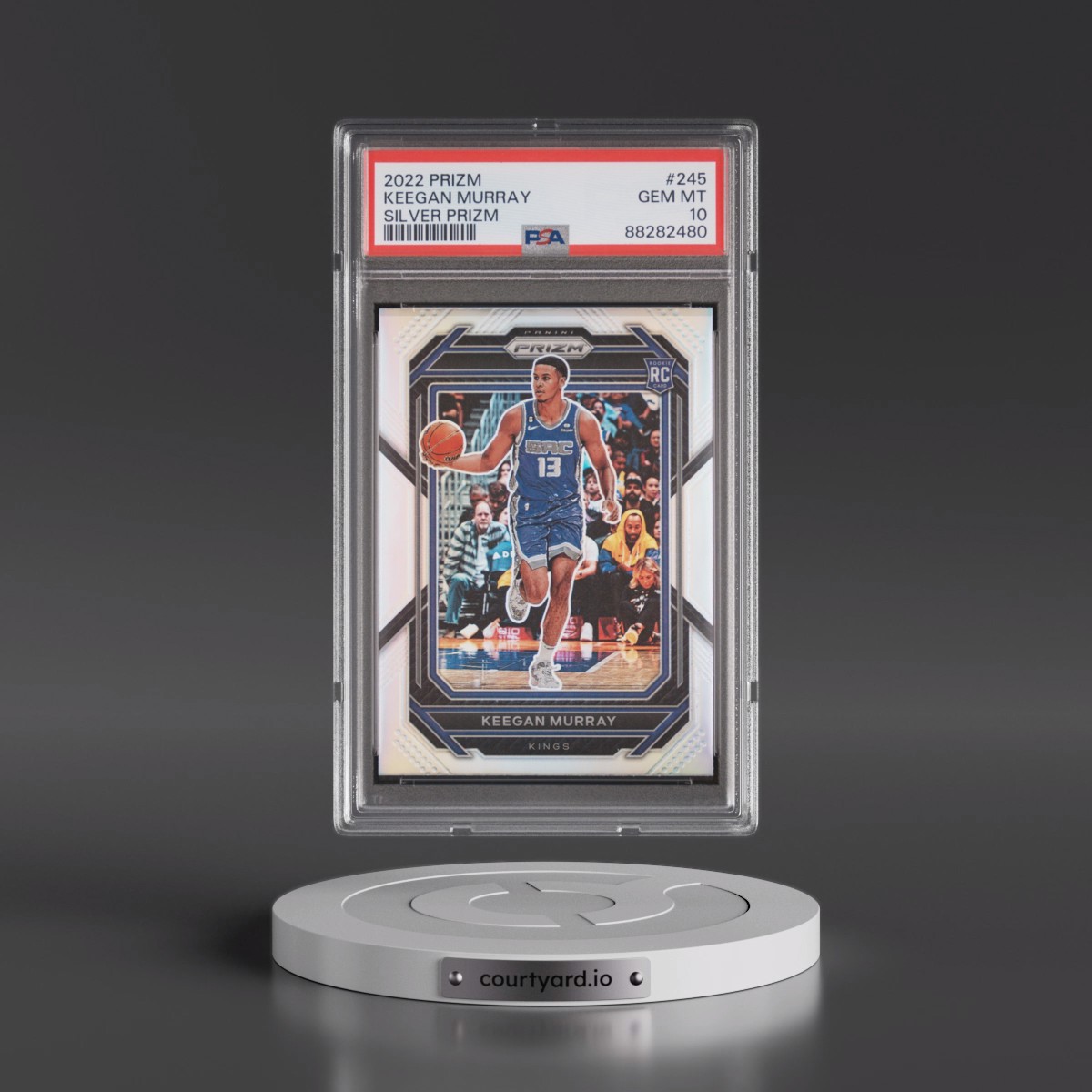 2022 Panini Prizm #245 Keegan Murray - Silver Prizm (PSA 10 GEM MINT)