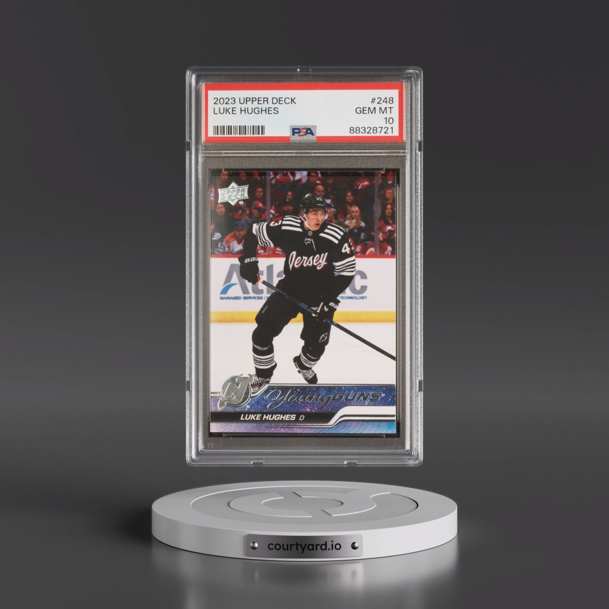 2023 Upper Deck #248 Luke Hughes (PSA 10 GEM MINT)