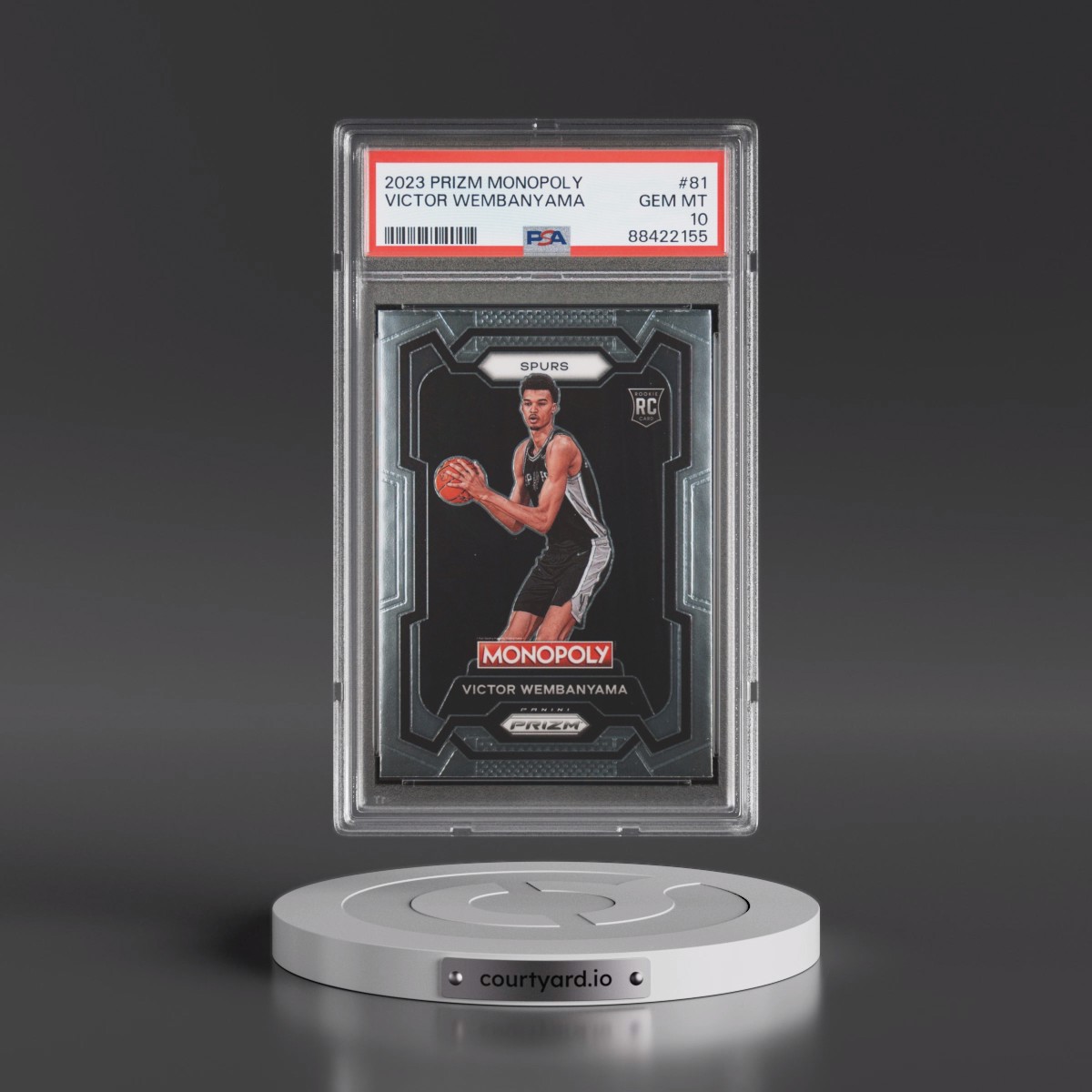 2023 Panini Prizm Monopoly #81 Victor Wembanyama (PSA 10 GEM MINT)