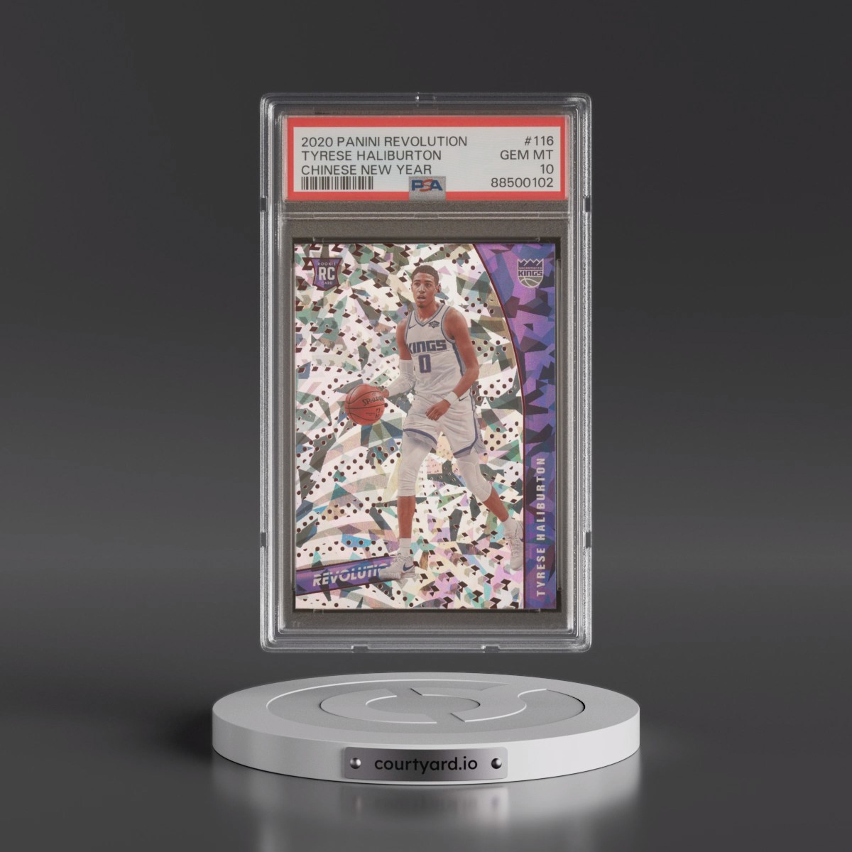 2020 Panini Revolution Tyrese Haliburton - Chinese New Year #116 PSA 10