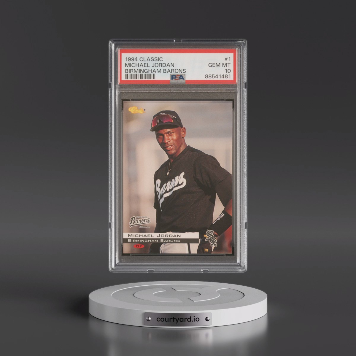 1994 Classic #1 Michael Jordan - Birmingham Barons (PSA 10 GEM MINT)