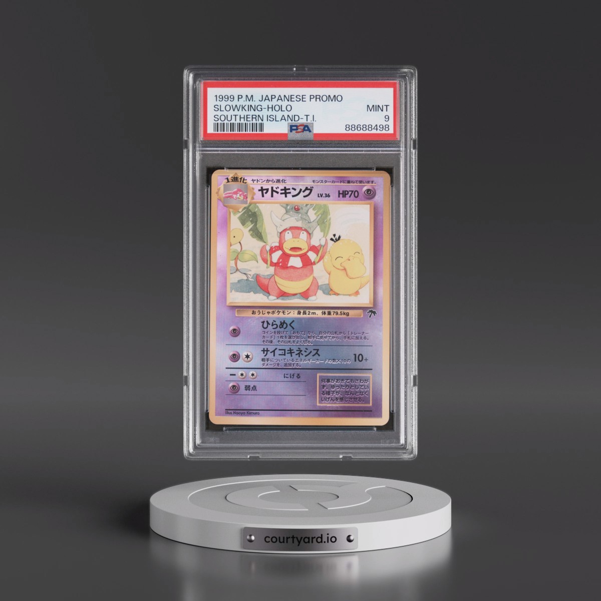 1999 Pokémon Promo Southern Islands Slowking - Holo Southern Island-T.I. (PSA 9 MINT)