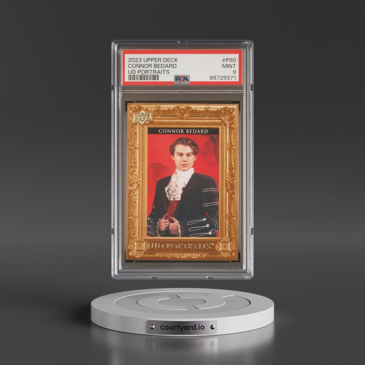 2023 Upper Deck UD Portraits #P60 Connor Bedard (PSA 9 MINT)