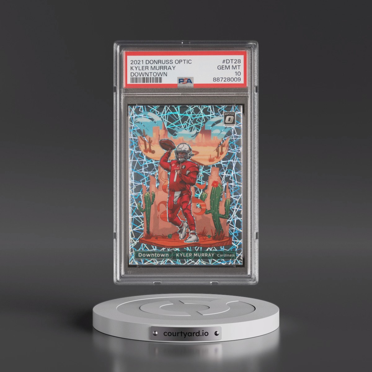 2021 Panini Donruss Optic Downtown Kyler Murray #DT28 PSA 10