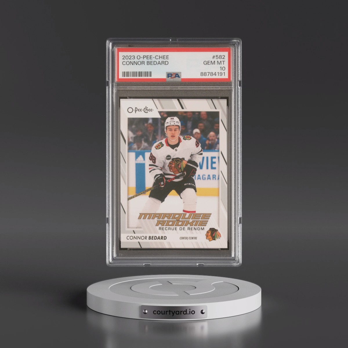 2023 Upper Deck O-Pee-Chee #582 Connor Bedard (PSA 10 GEM MINT)