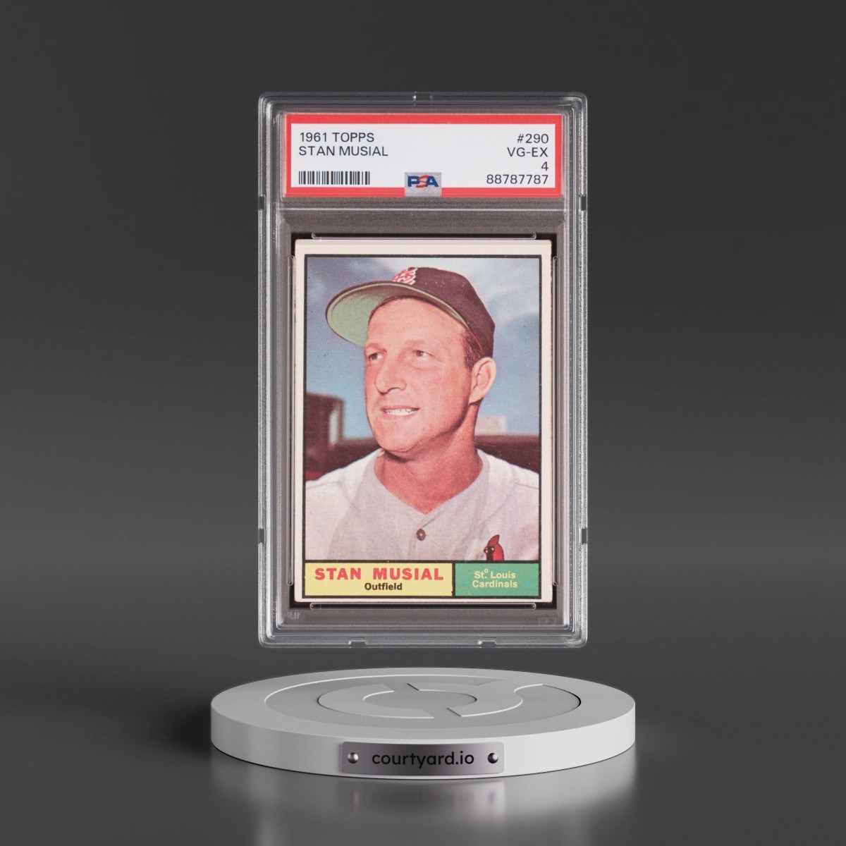 1961 Topps Stan Musial #290 PSA 4