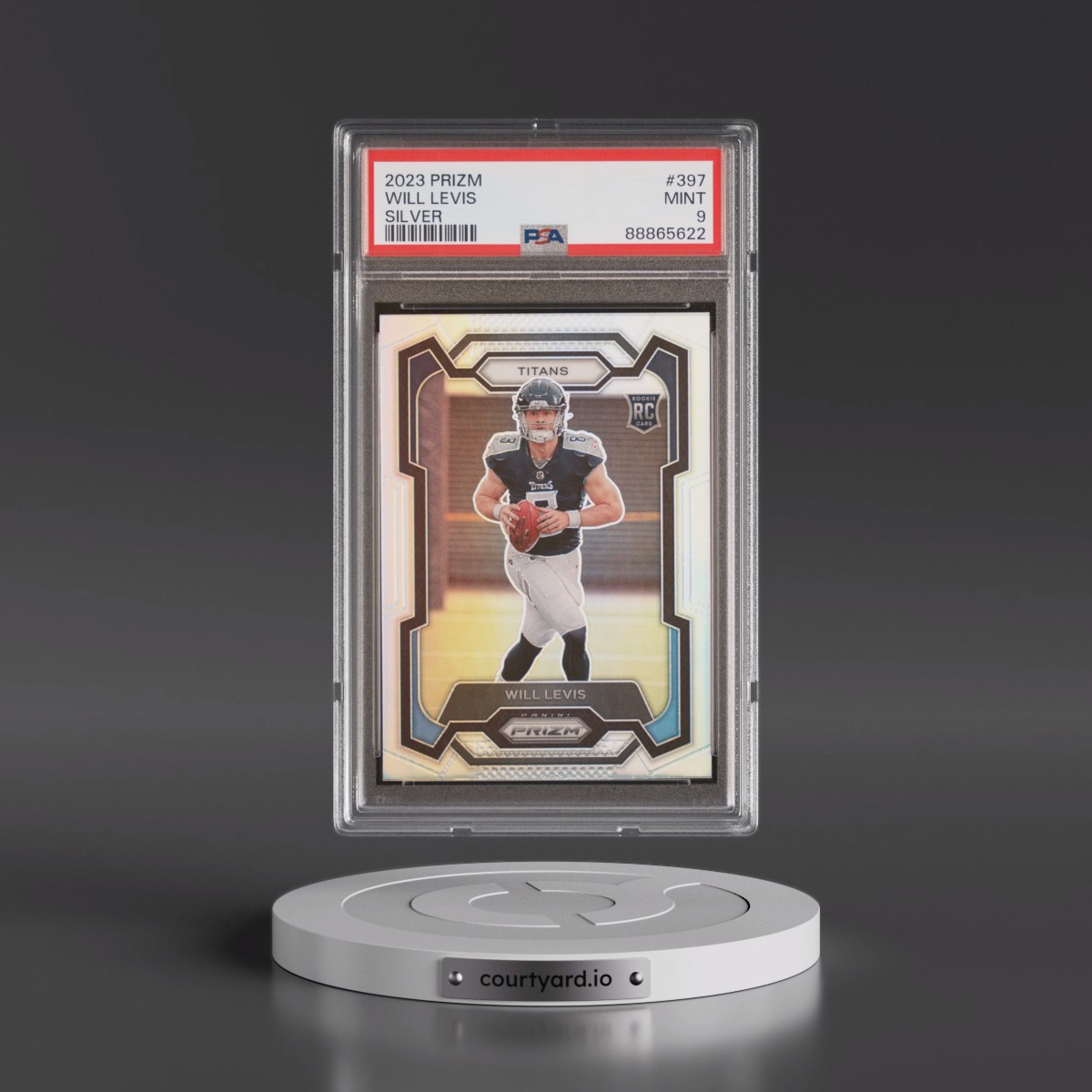 2023 Panini Prizm Will Levis - Silver Prizm #397 PSA 9