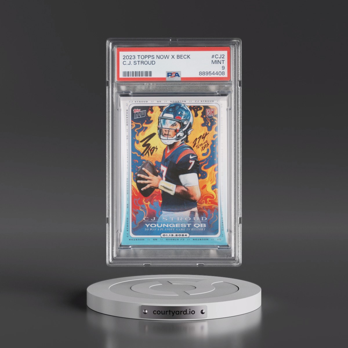2023 Topps Now X Tyson Beck X C.J. Stroud #CJ2 C.J. Stroud (PSA 9 MINT)