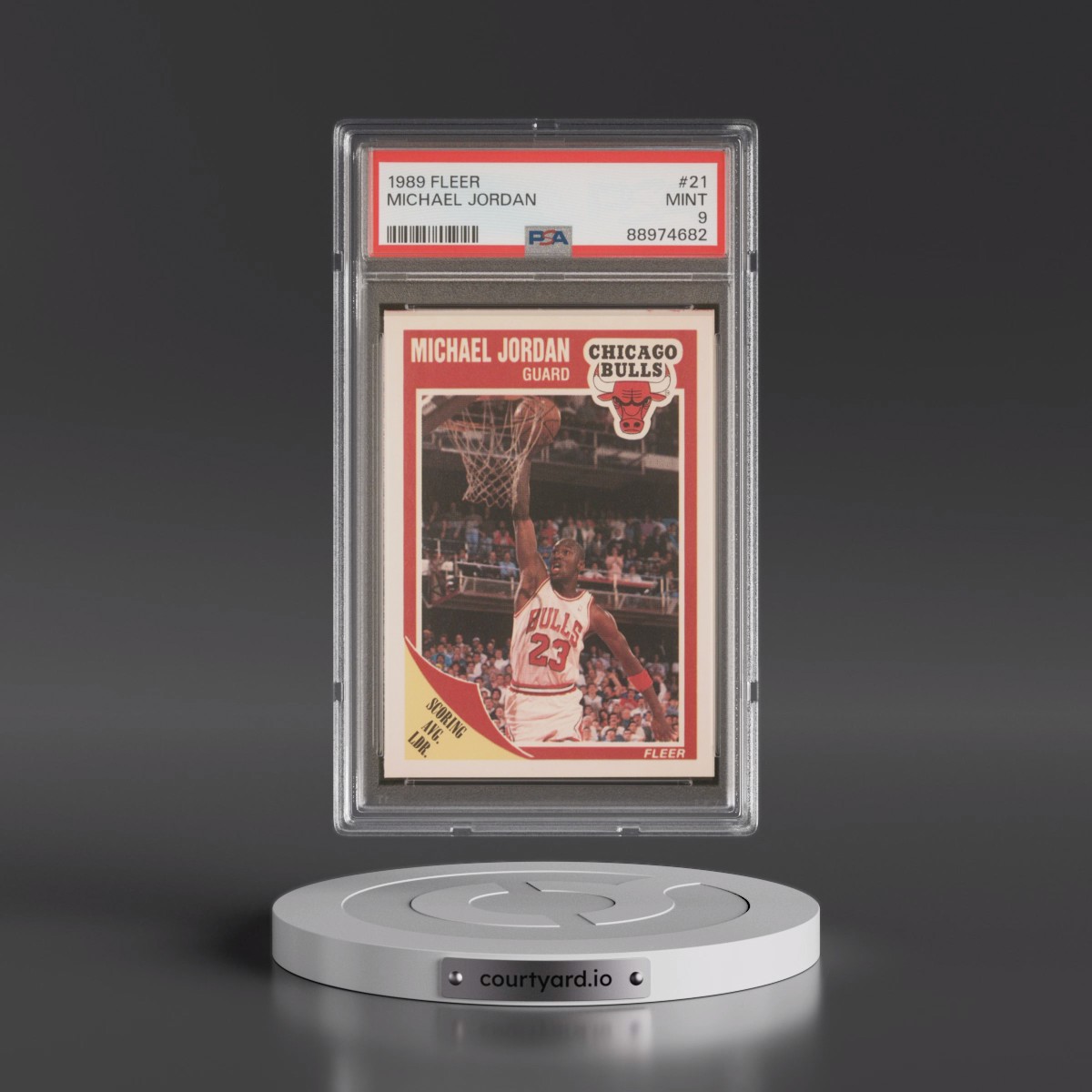 1989 Fleer #21 Michael Jordan (PSA 9 MINT)