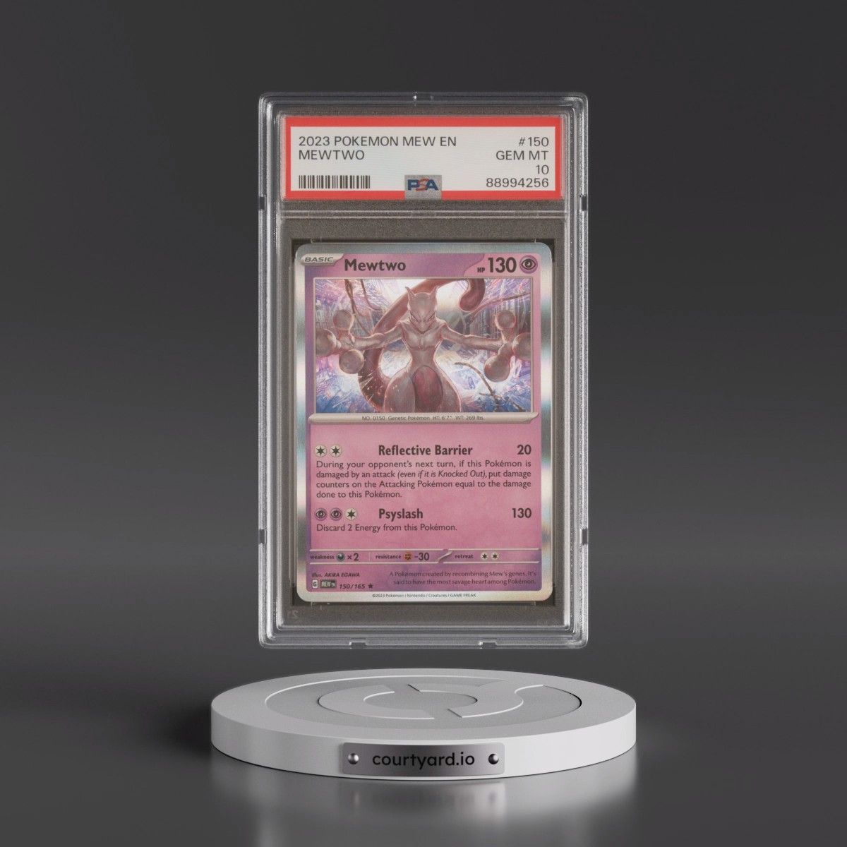 2023 Pokémon Mew EN-151 #150 Mewtwo (PSA 10 GEM MINT)