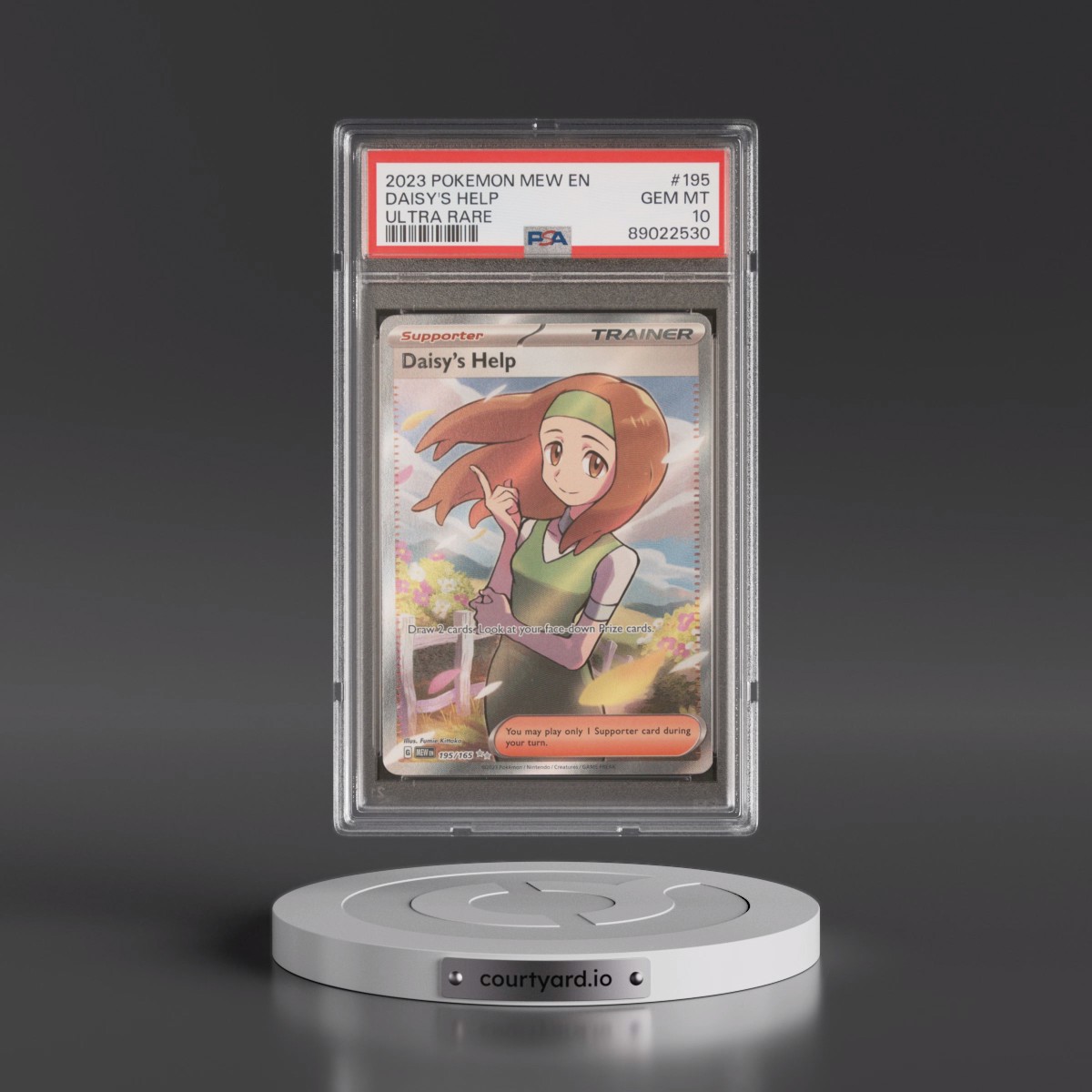 2023 Pokémon Mew EN-151 #195 Daisy's Help - Ultra Rare (PSA 10 GEM MINT)
