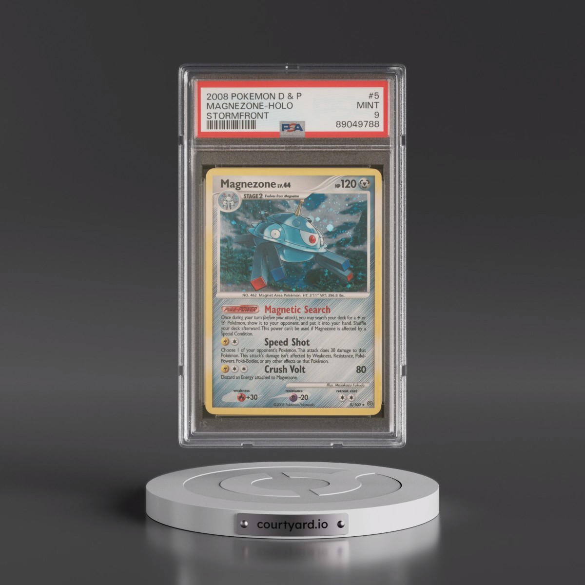 2008 Pokémon Diamond & Pearl Stormfront #5 Magnezone - Holo (PSA 9 MINT)