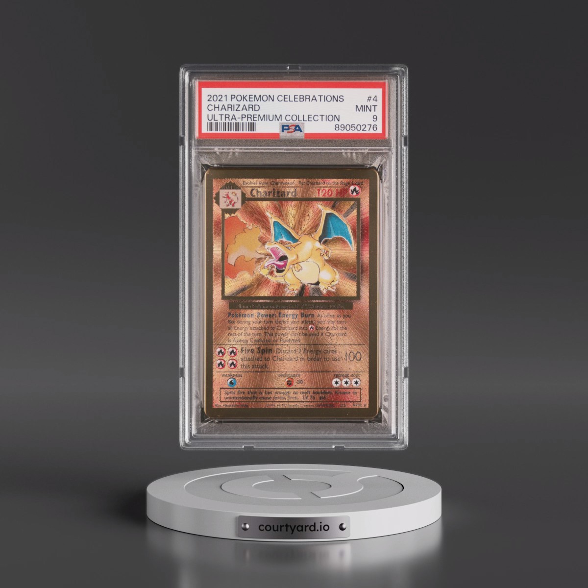2021 Pokémon Celebrations Ultra-Premium Collection #4 Charizard (PSA 9 MINT)