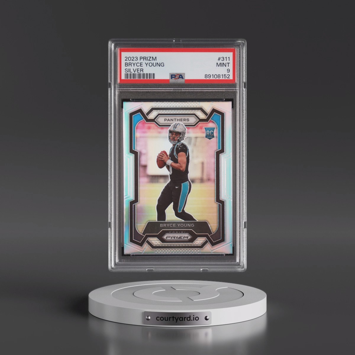 2023 Panini Prizm #311 Bryce Young - Silver Prizm (PSA 9 MINT)