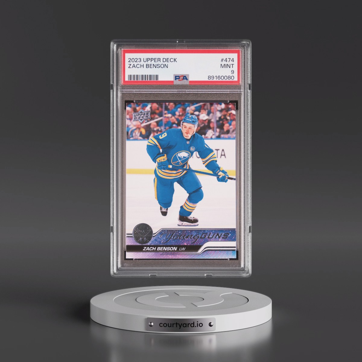 2023 Upper Deck #474 Zach Benson (PSA 9 MINT)
