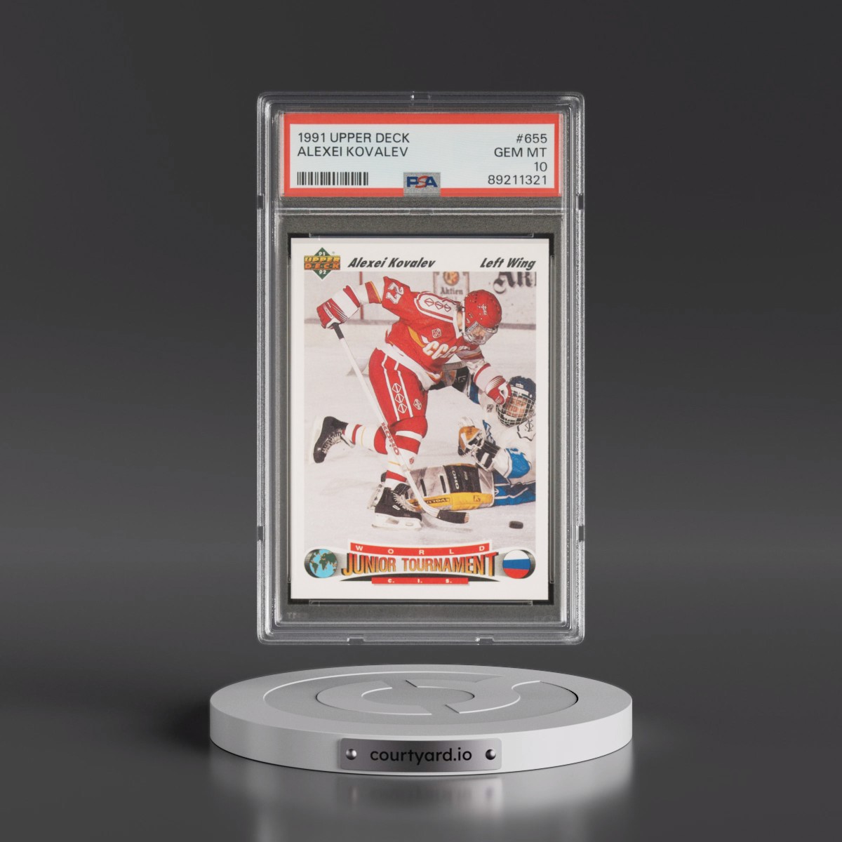 1991 Upper Deck #655 Alexei Kovalev (PSA 10 GEM MINT)