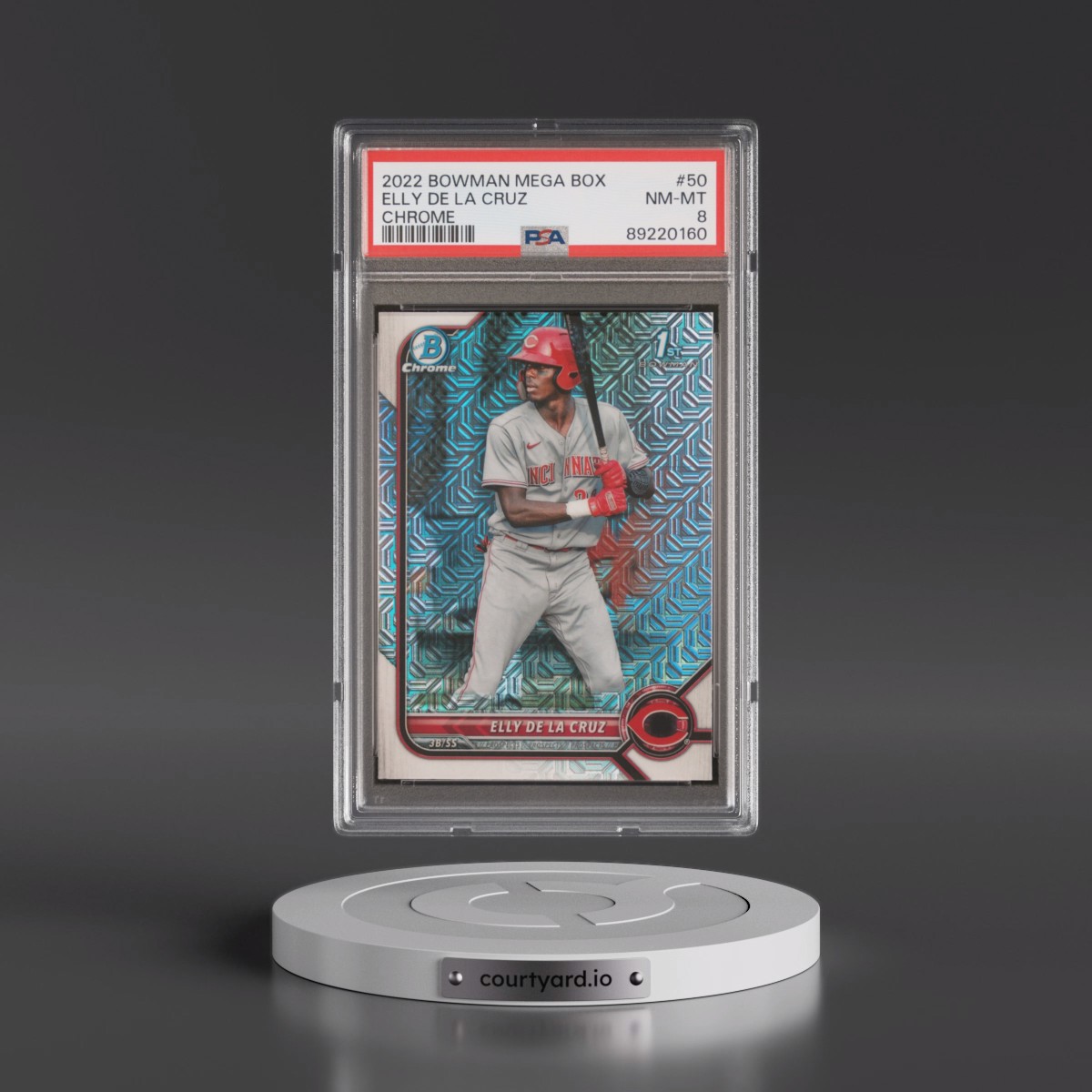 2022 Bowman Mega Box Chrome Elly de La Cruz #50 PSA 8