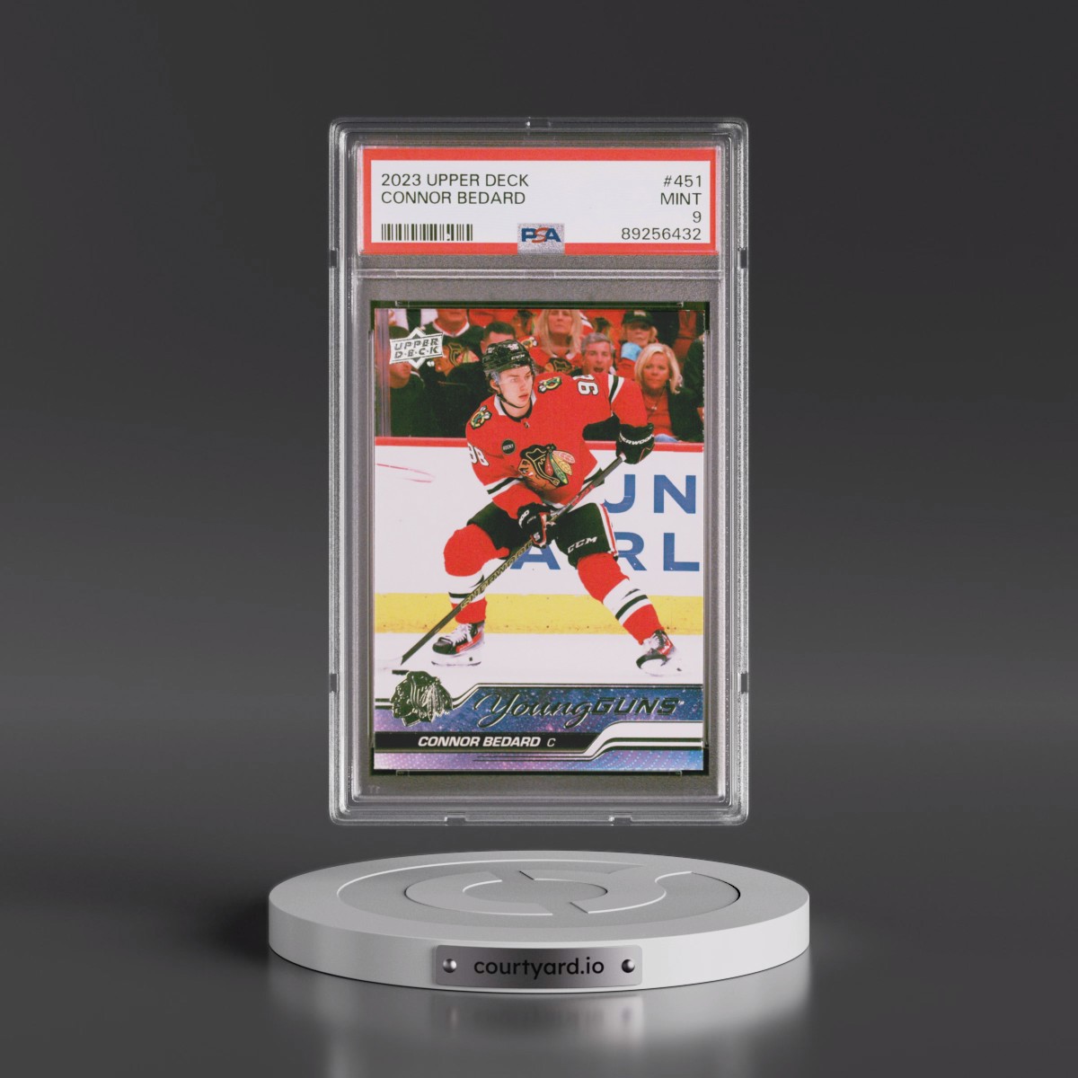 2023 Upper Deck Connor Bedard #451 PSA 9