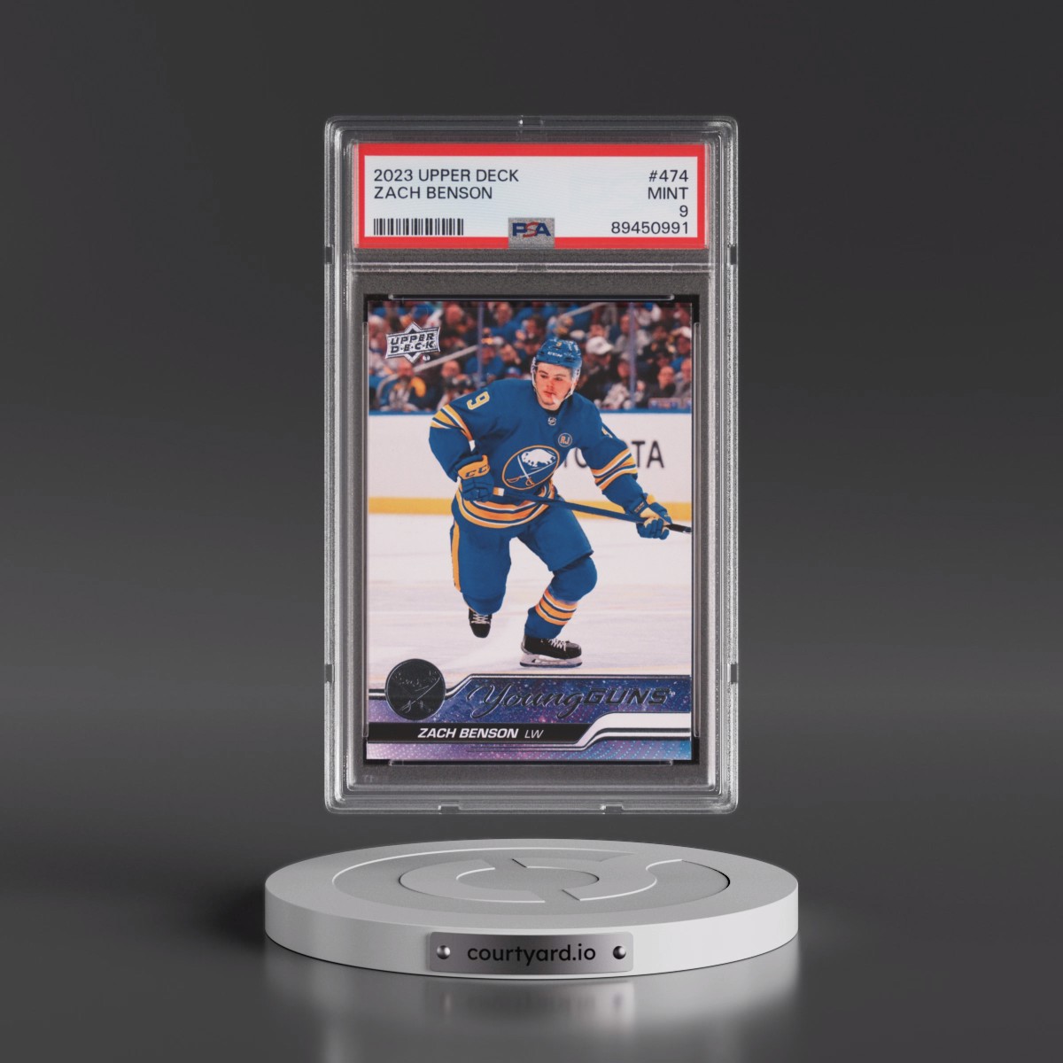 2023 Upper Deck #474 Zach Benson (PSA 9 MINT)