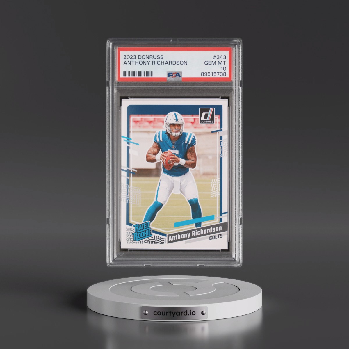 2023 Panini Donruss #343 Anthony Richardson (PSA 10 GEM MINT)