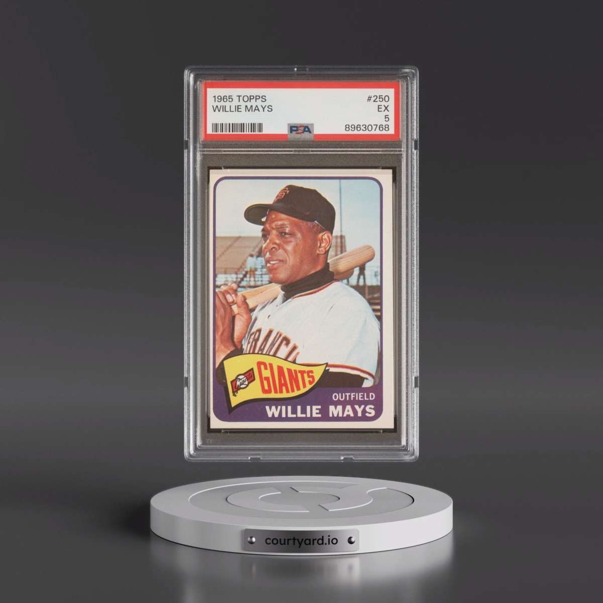 1965 Topps #250 Willie Mays (PSA 5 EX)