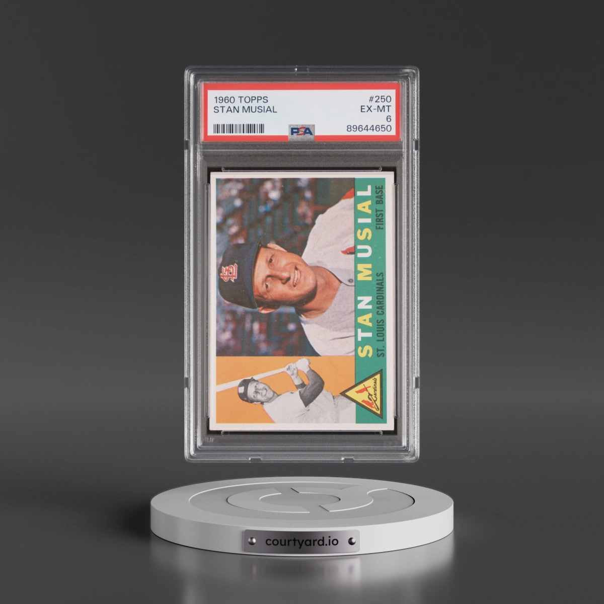 1960 Topps #250 Stan Musial (PSA 6 EX-MT)