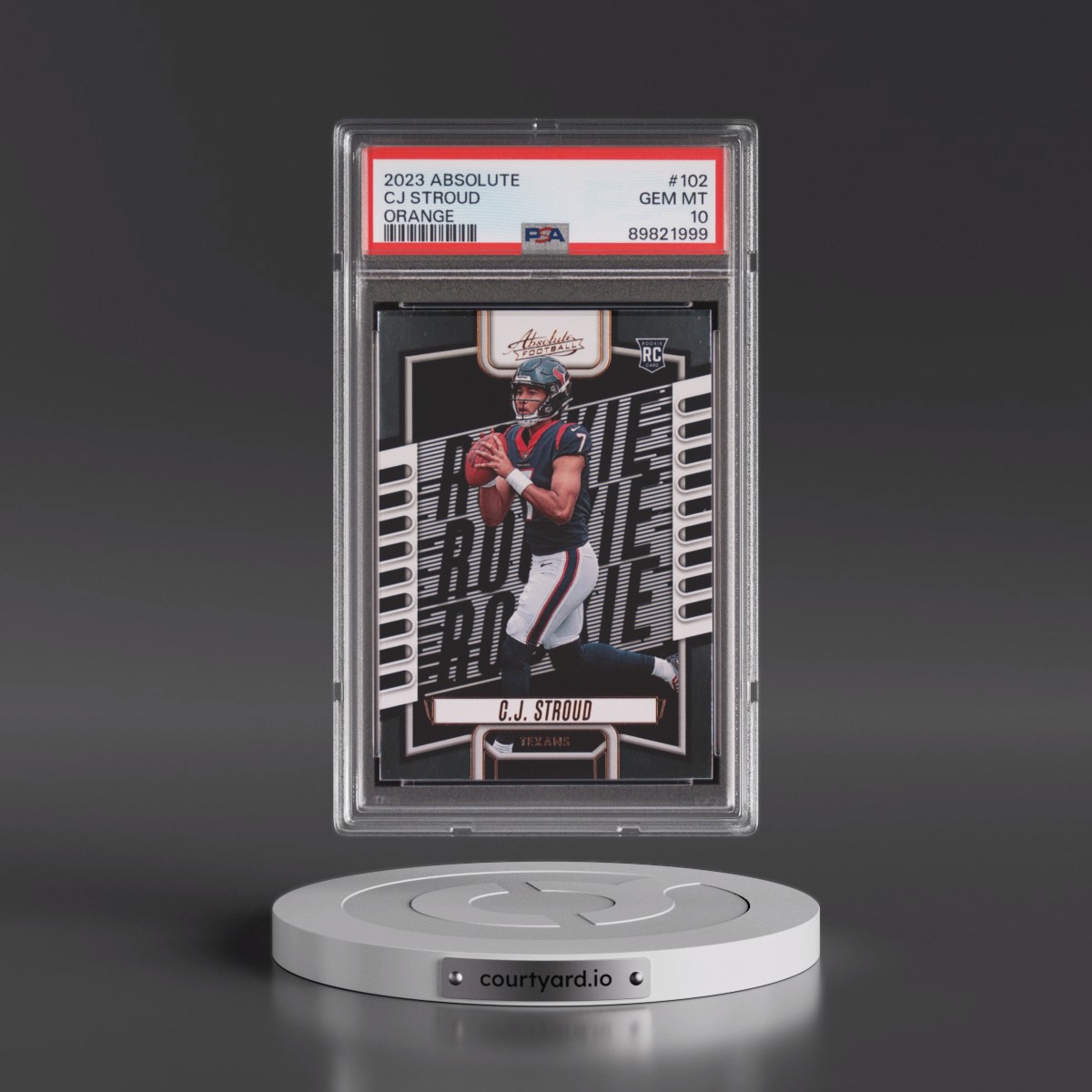2023 Panini Absolute CJ Stroud - Orange #102 PSA 10
