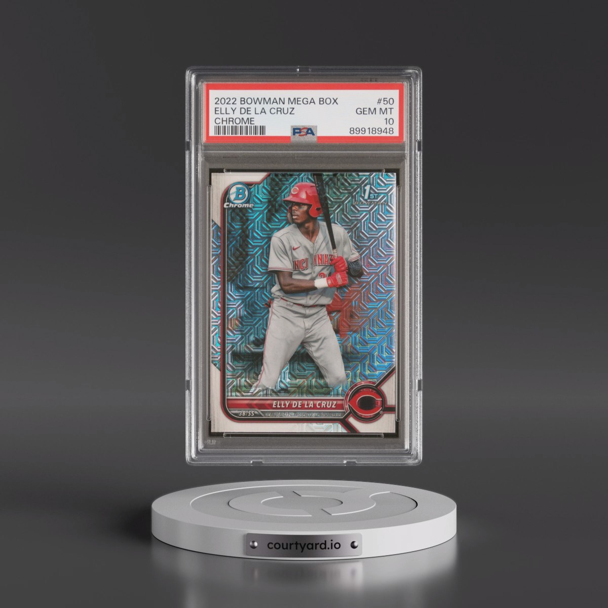 2022 Bowman Mega Box Chrome Elly de La Cruz #50 PSA 10