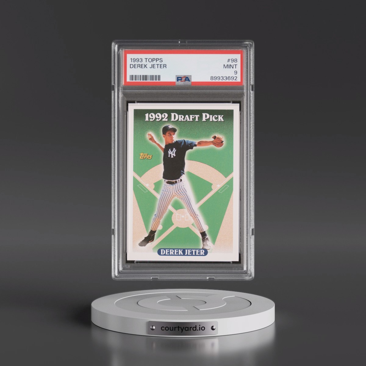 1993 Topps #98 Derek Jeter (PSA 9 MINT)
