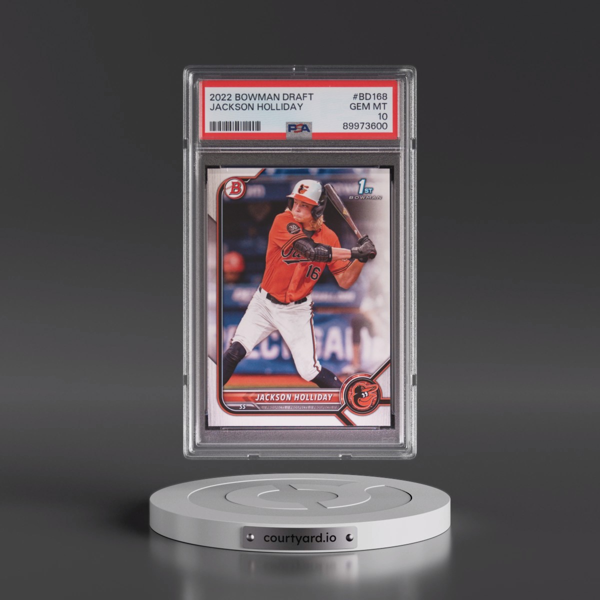 2022 Bowman Draft #BD168 Jackson Holliday (PSA 10 GEM MINT)